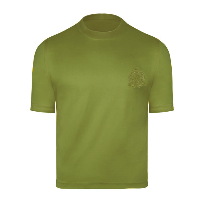 bijan Apple Green Crest Short Sleeve T-Shirt