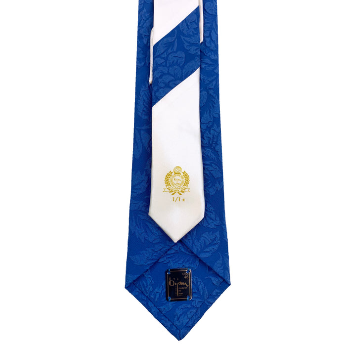 Bijan Bijan Blue Leaf Pure Silk Tie Set