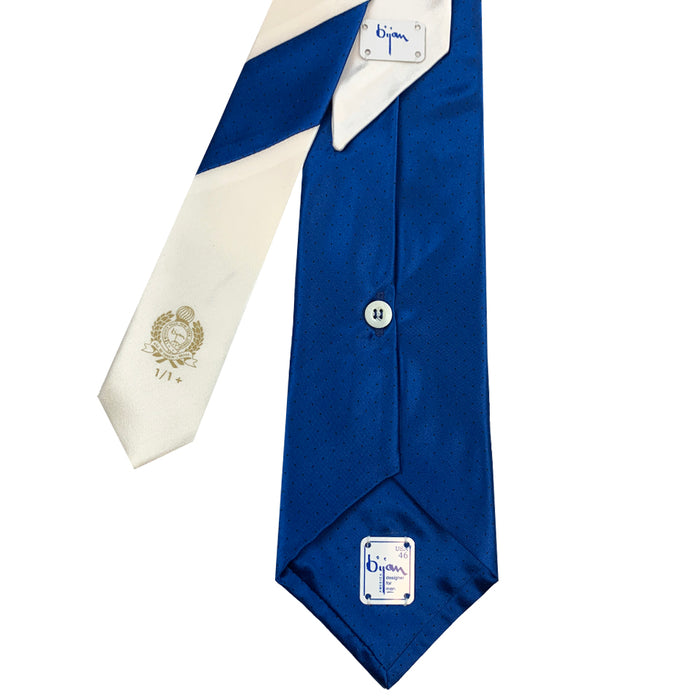 Bijan Bijan Blue Pure Silk Tie Set