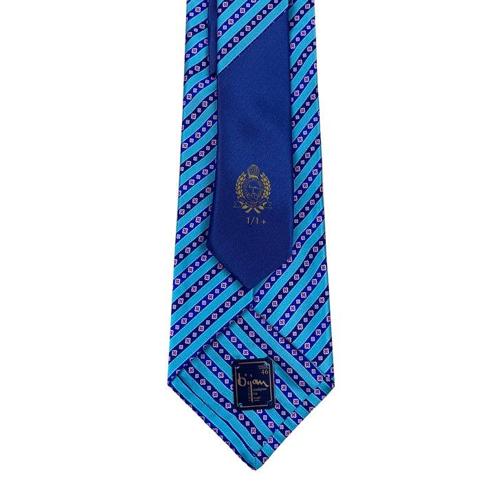 Bijan Bijan Blue Pure Silk Tie Set