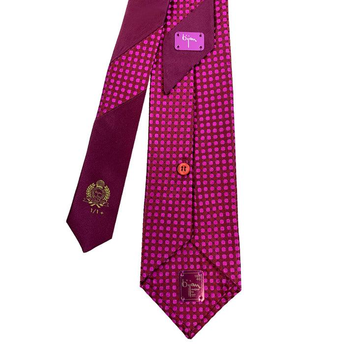 Bijan Bijan Pink Pure Silk Tie Set