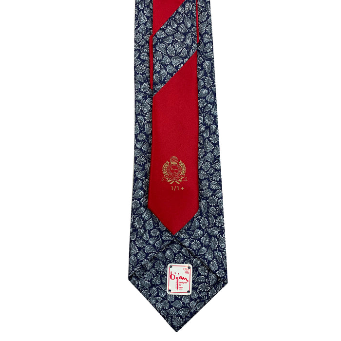Bijan Bijan Print Pure Silk Tie Set