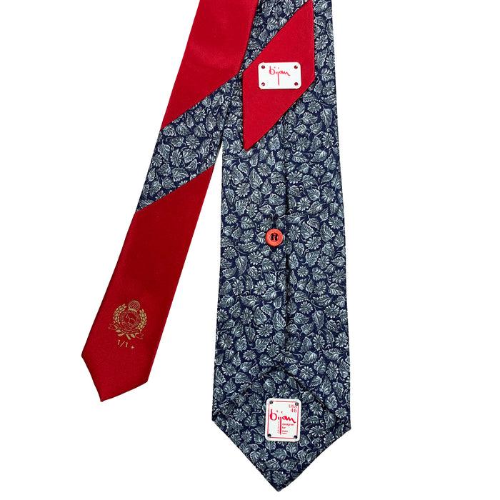 Bijan Bijan Print Pure Silk Tie Set