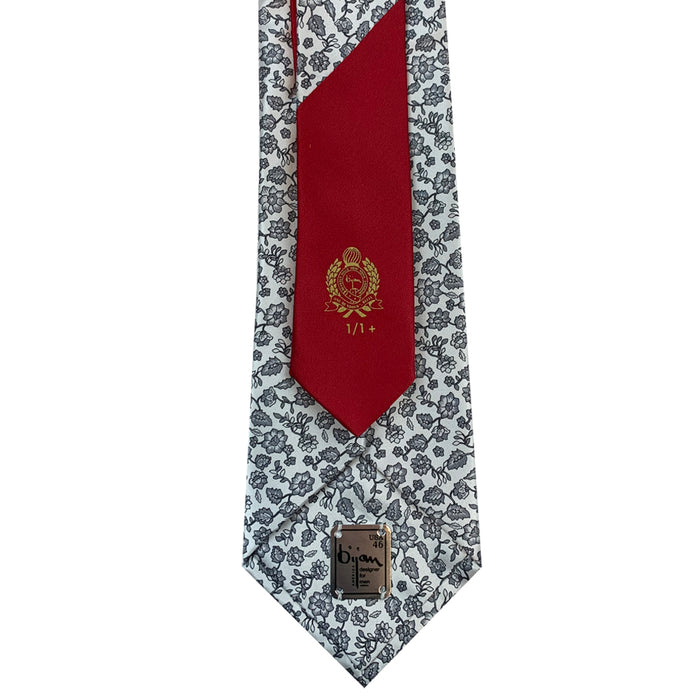 Bijan Bijan Pure Silk Floral Tie Set