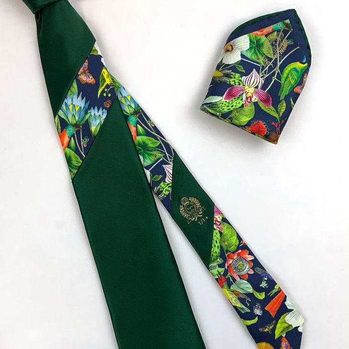 Bijan Bijan Pure Silk Tie Set