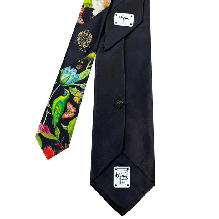 Bijan Bijan Pure Silk Tie Set