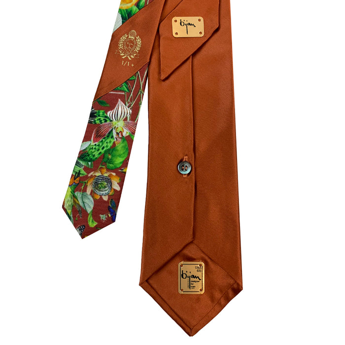 Bijan Bijan Pure Silk Tie Set