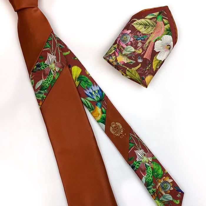 Bijan Bijan Pure Silk Tie Set