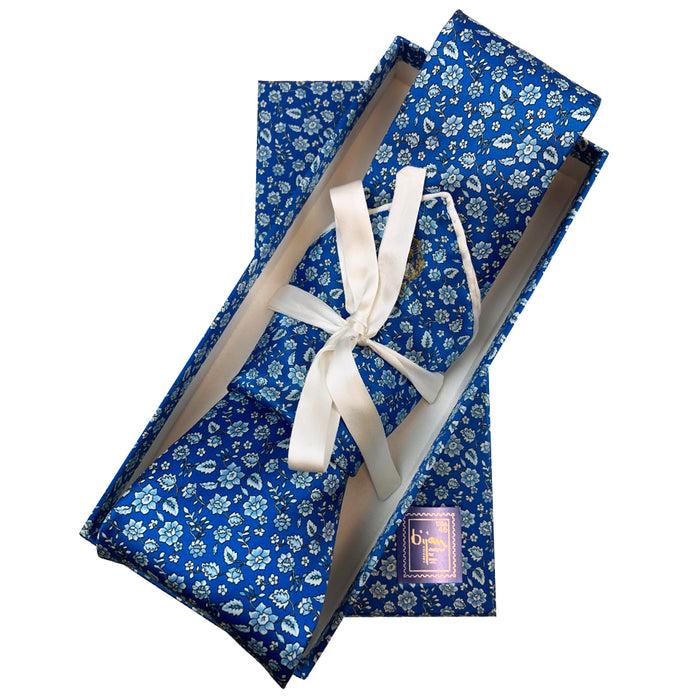 bijan Bijan Pure Silk Tie Set