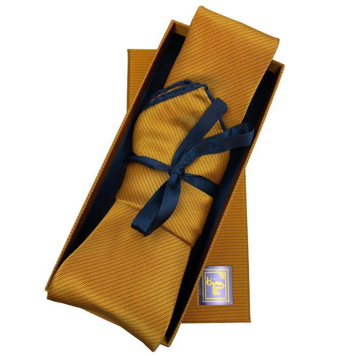 bijan Bijan Pure Silk Tie Set