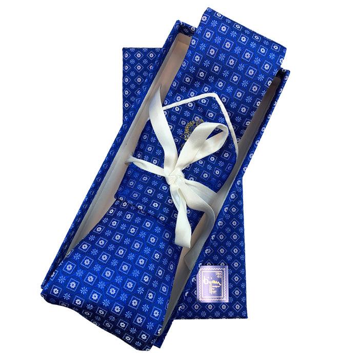 bijan Bijan Pure Silk Tie Set