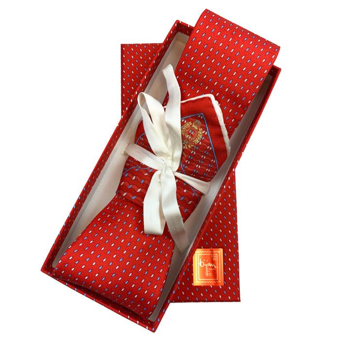 bijan Bijan Pure Silk Tie Set