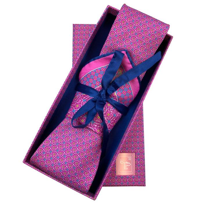 bijan Bijan Pure Silk Tie Set