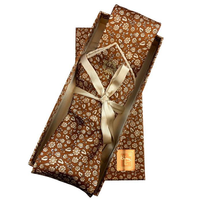 bijan Bijan Pure Silk Tie Set