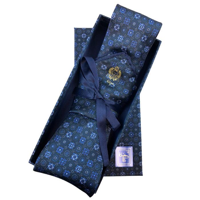 bijan Bijan Pure Silk Tie Set