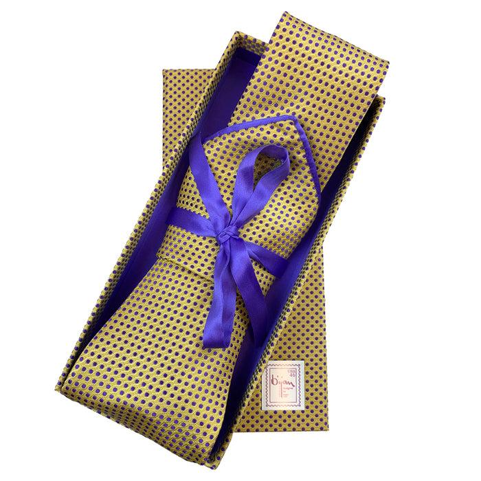 bijan Bijan Pure Silk Tie Set