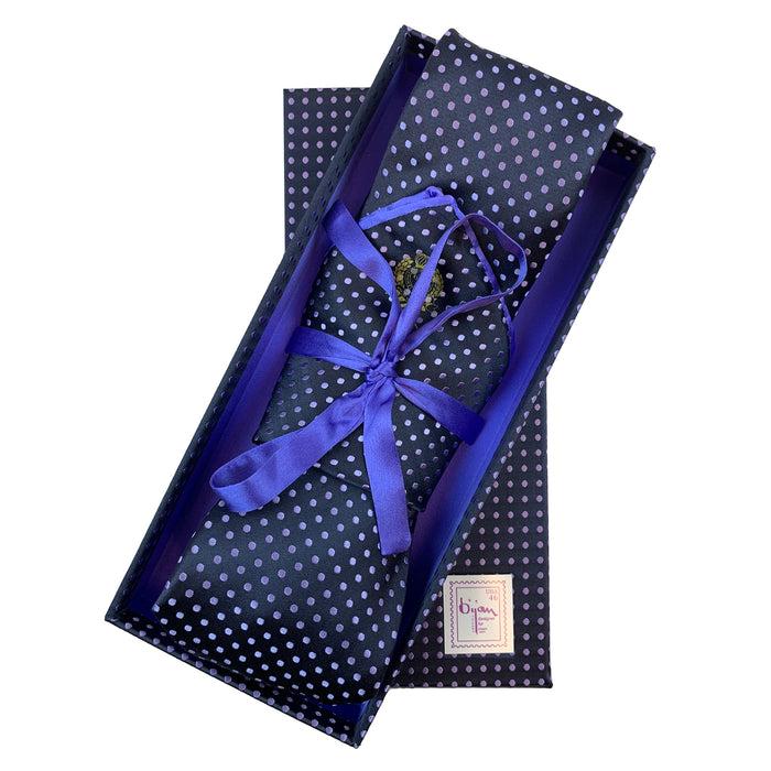 bijan Bijan Pure Silk Tie Set