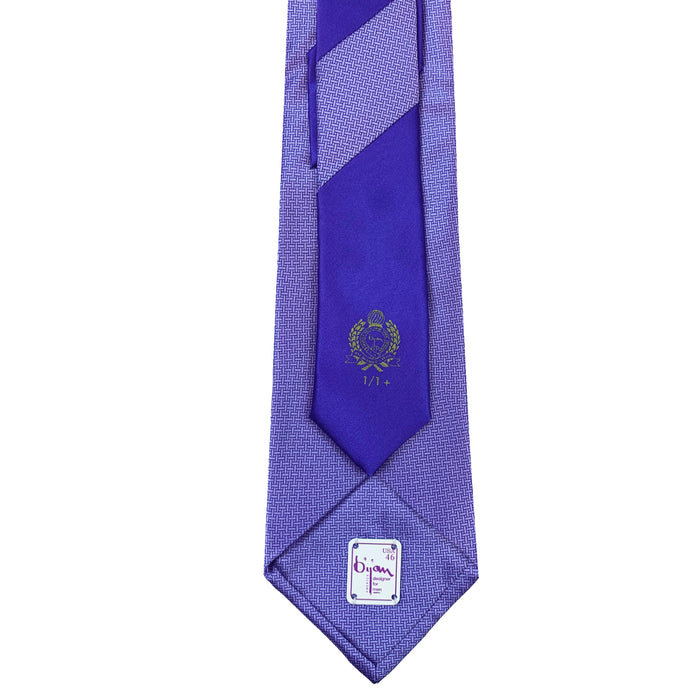 Bijan Bijan Purple Pure Silk Tie Set