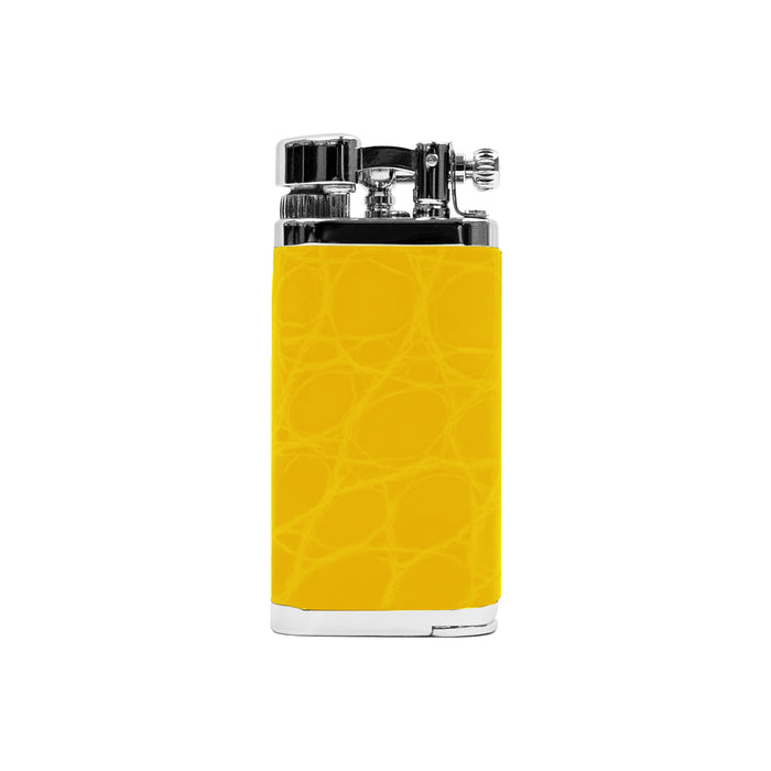 Bijan Bijan Yellow Alligator Vintage Lighter