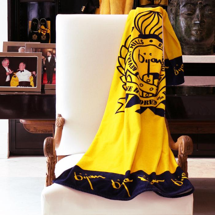 Bijan Bijan Yellow Beach Towel