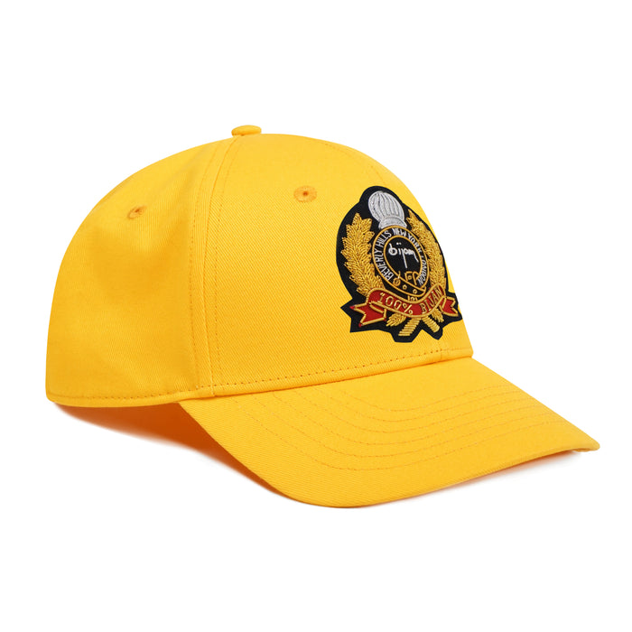 Bijan Bijan Yellow With Gold Crest Cap
