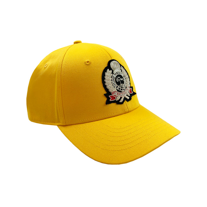 Bijan Bijan Yellow With Silver Crest Cap