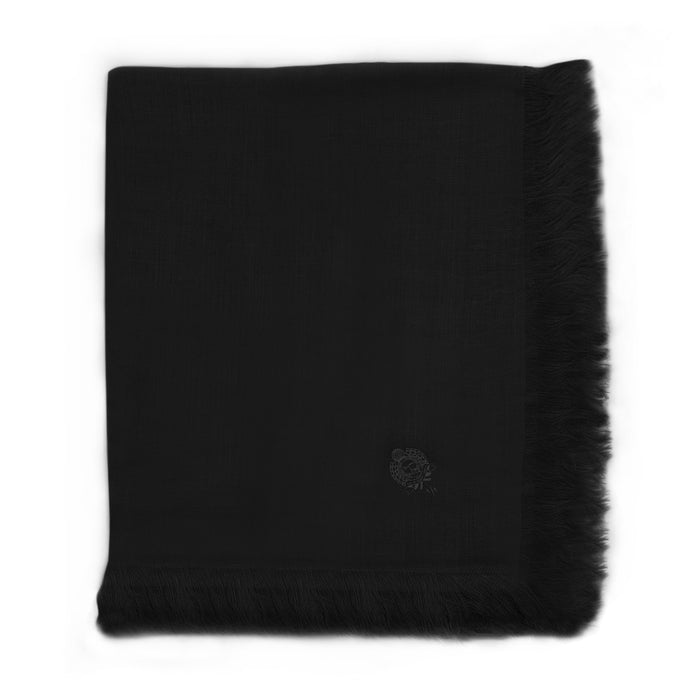 Bijan Black Cashmere Shawl