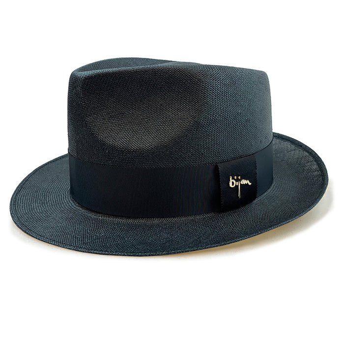 bijan Black Fedora Hat