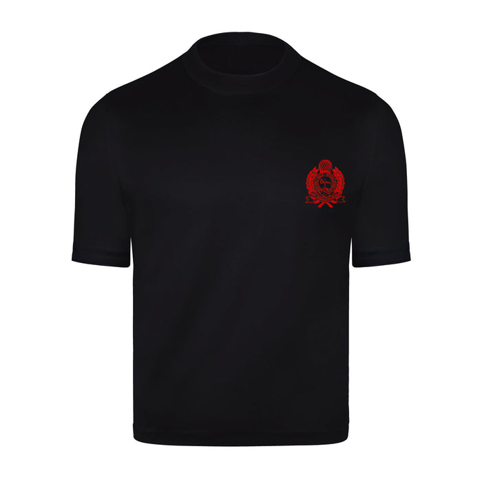 bijan Black with Red Crest Short Sleeve T-Shirt