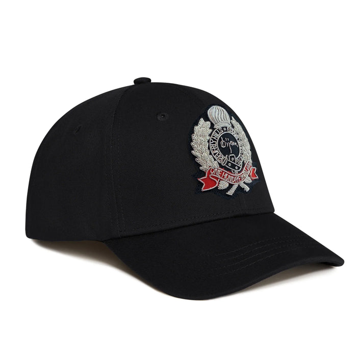 Bijan Black With Silver Crest Cap