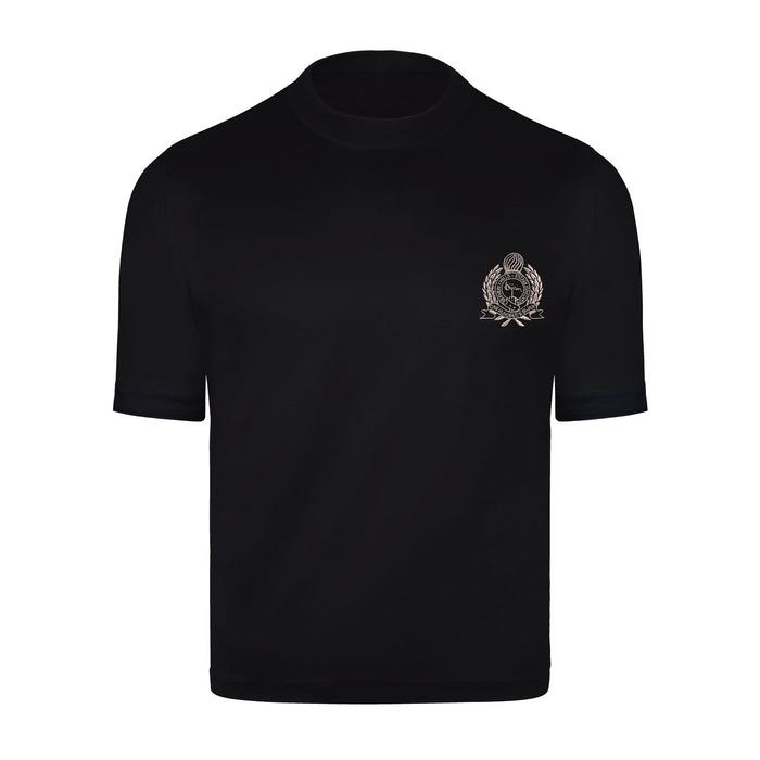 bijan Black with Silver Crest Short Sleeve T-Shirt
