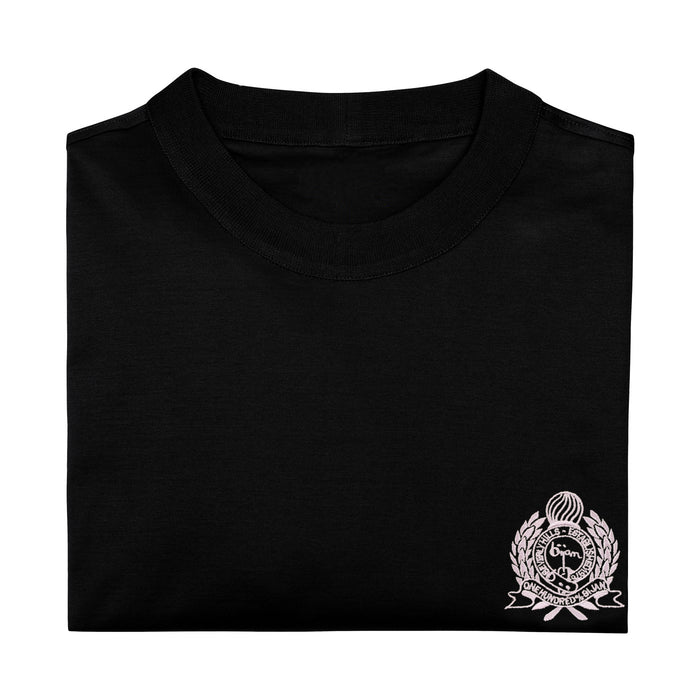 Bijan Black With White Crest Short Sleeve T-Shirt