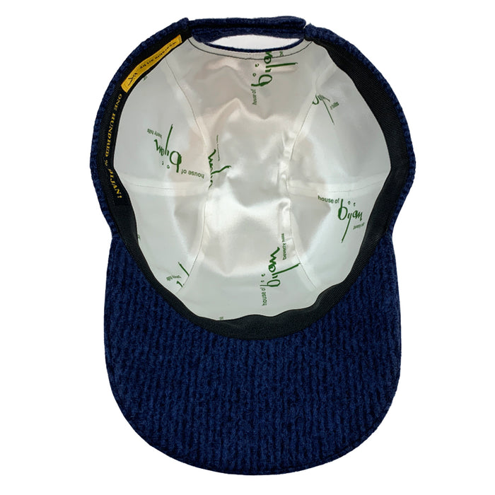 Bijan Blue Cashmere Cap