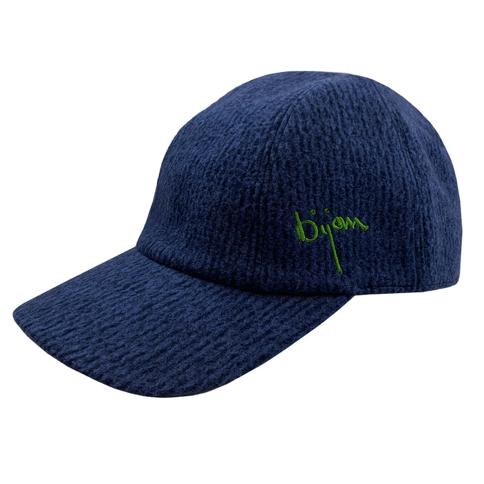 bijan Blue Cashmere Cap