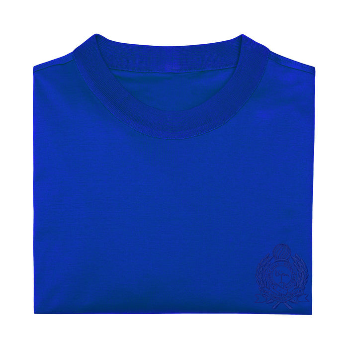 bijan French Blue Crest Short Sleeve T-Shirt