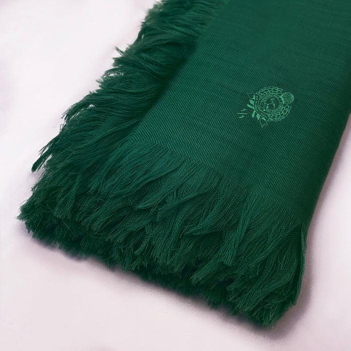 Bijan Green Cashmere Shawl