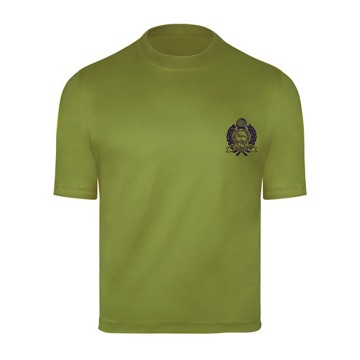 bijan Green with Navy Crest Short Sleeve T-Shirt