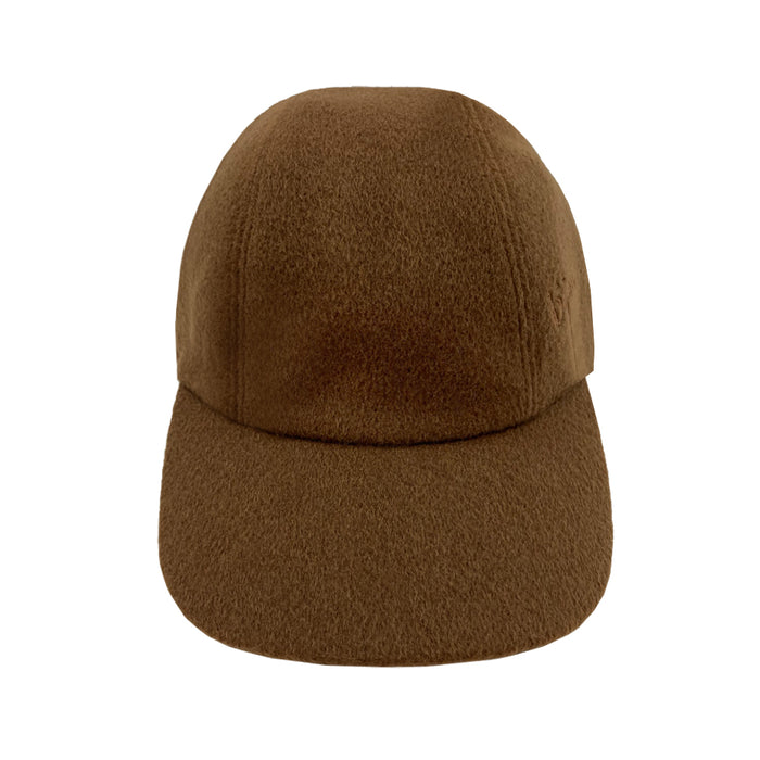 Bijan Light Brown Cashmere Cap