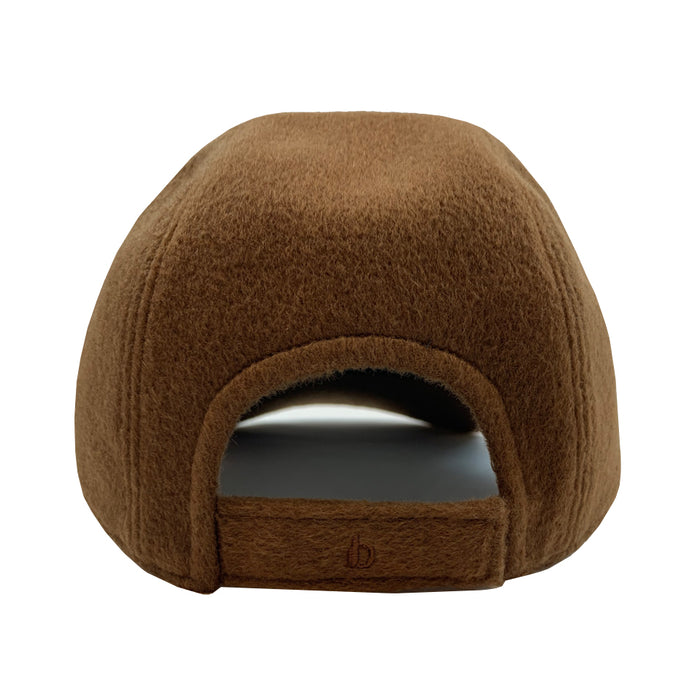 Bijan Light Brown Cashmere Cap