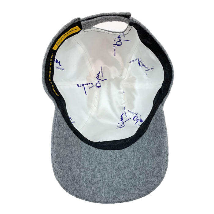 Bijan Light Grey Bijan Cashmere Cap