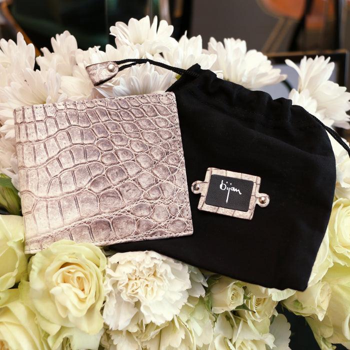 Bijan Limited Edition Himalayan Bi-Fold Wallet