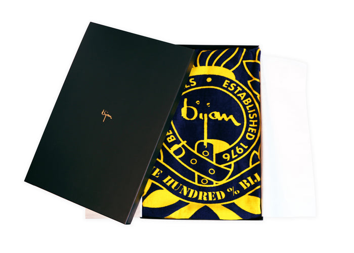 Bijan Navy Beach Towel