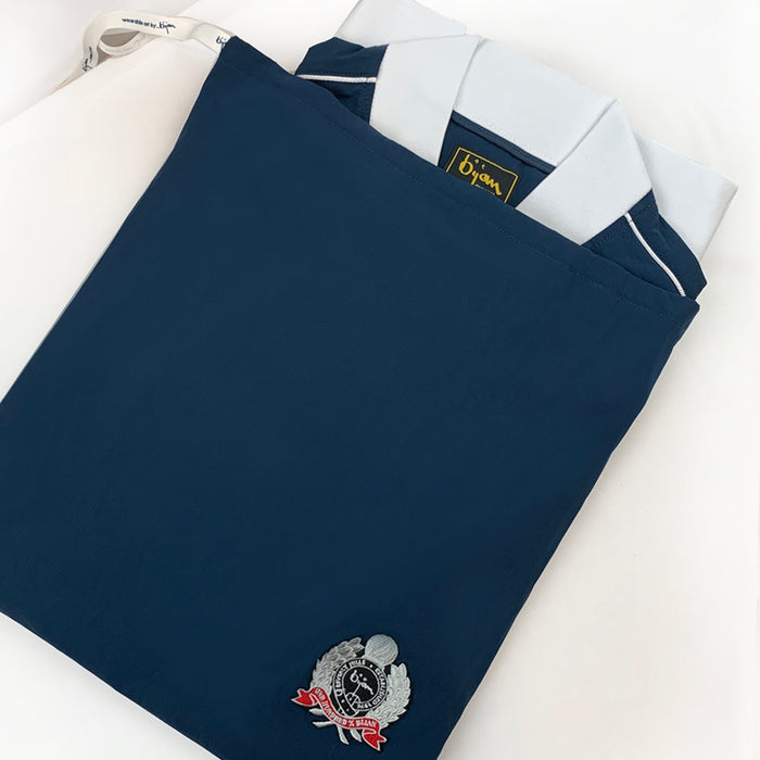 Bijan Navy Bijan Swim Trunk And Jacket Set