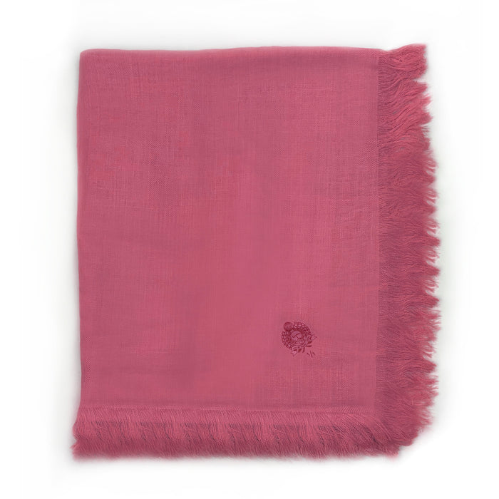Bijan Pink Cashmere Shawl