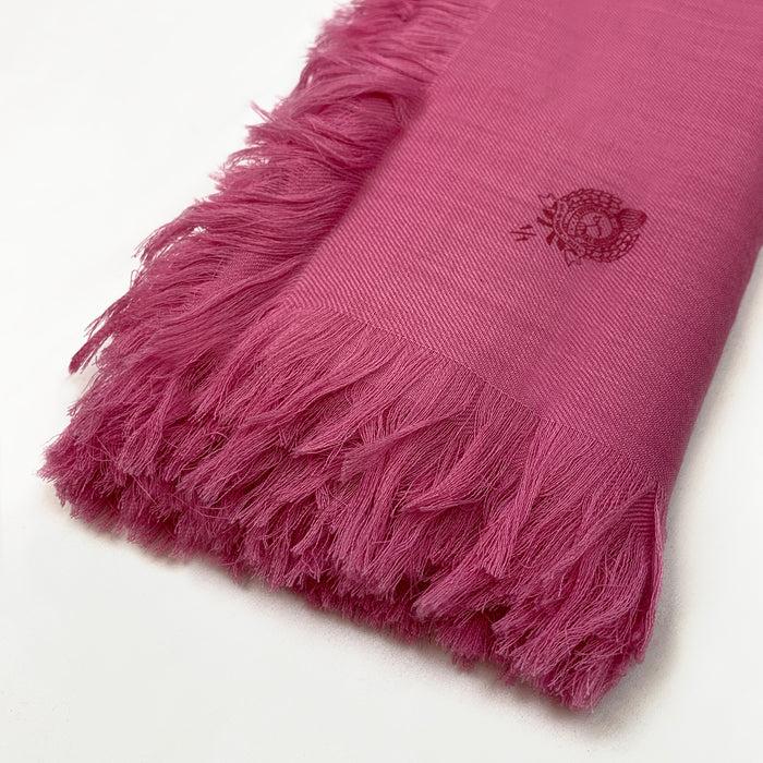 Bijan Pink Cashmere Shawl
