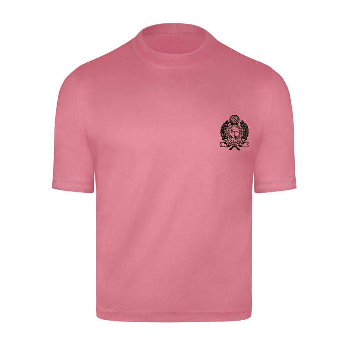 bijan Pink with Black Crest Short Sleeve T-Shirt