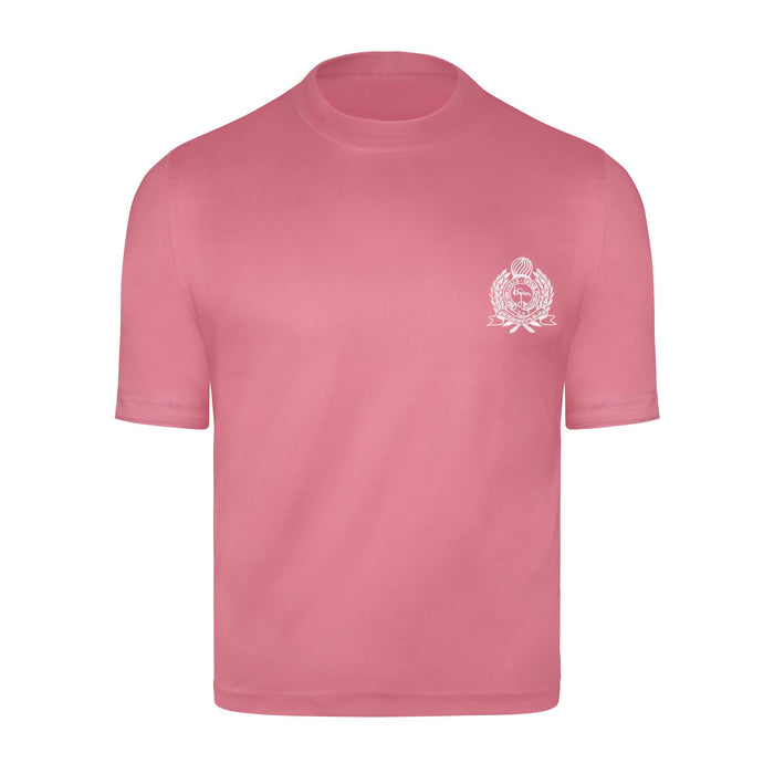 bijan Pink with White Crest Short Sleeve T-Shirt