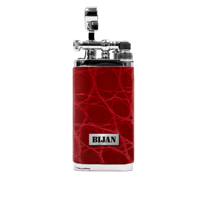 Bijan Red Alligator Vintage Lighter