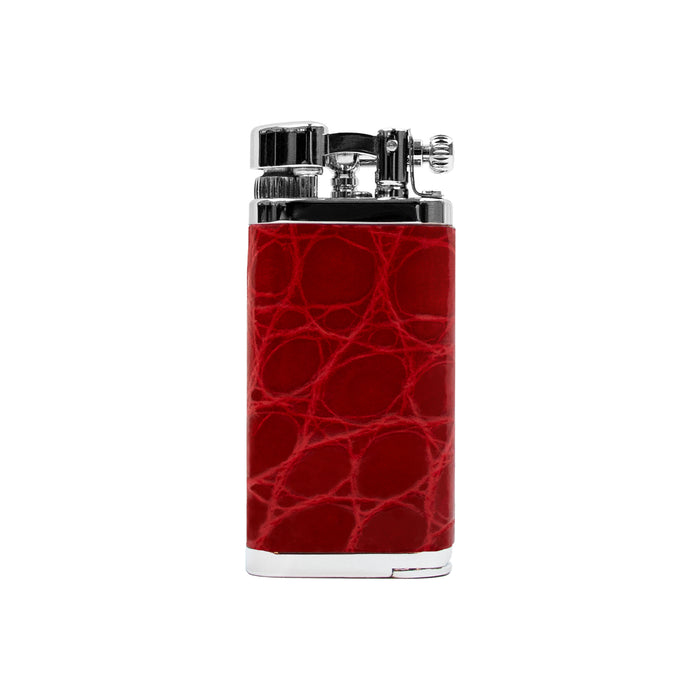 Bijan Red Alligator Vintage Lighter