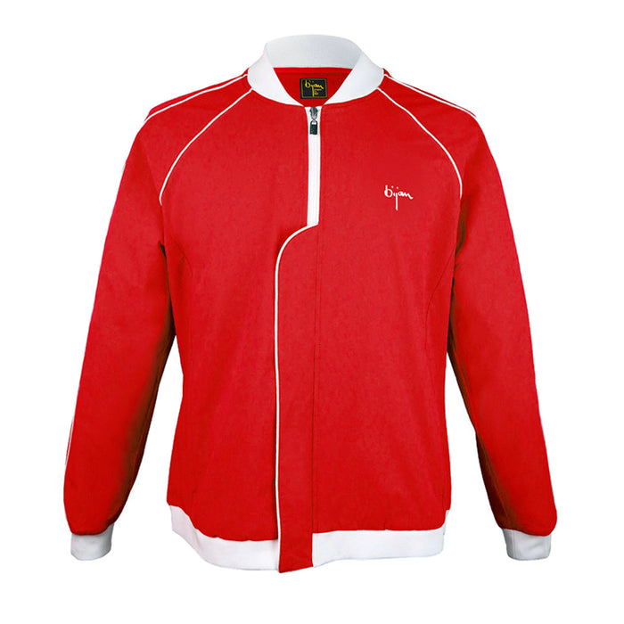 Bijan Red Bijan Swim Trunk And Jacket Set